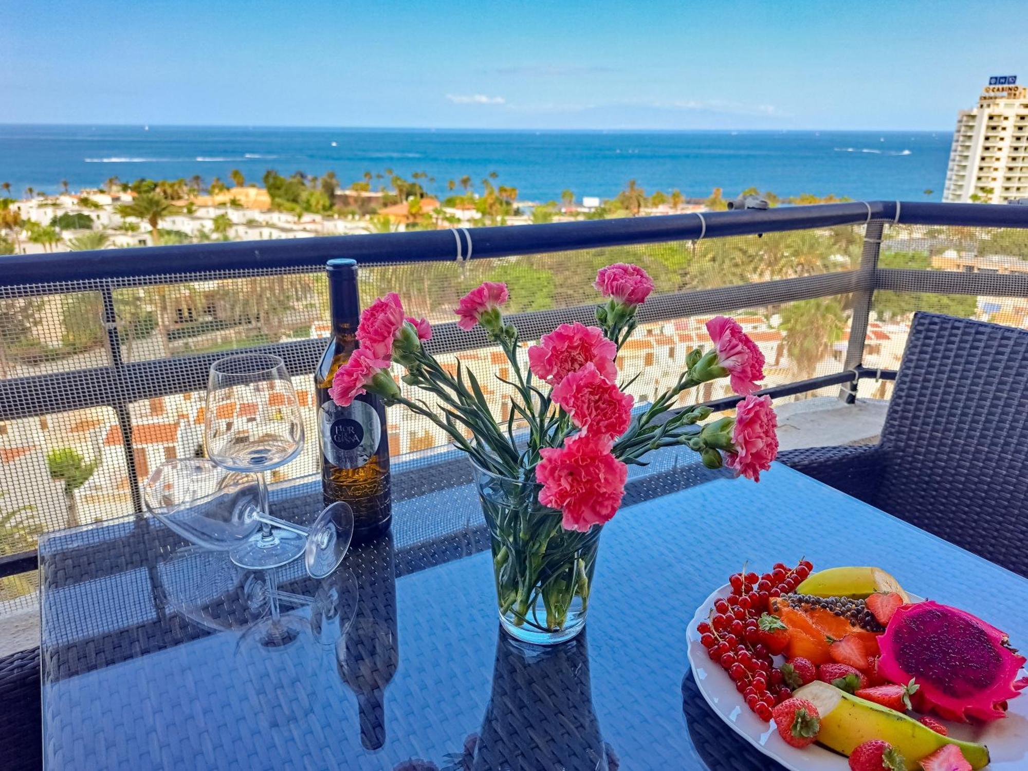 Cozy Ocean And La Gomera View Appartment Playa de las Americas  Exterior foto